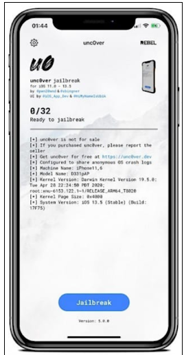 jailbreak with unc0ver