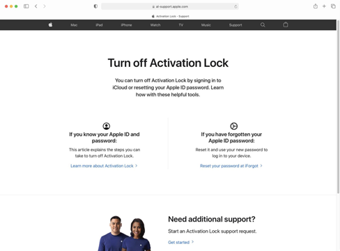 mac turn off activation