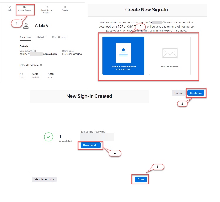 Managed Apple Accounts Creation Options