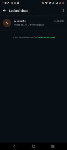 Open Hidden Chat After Verification