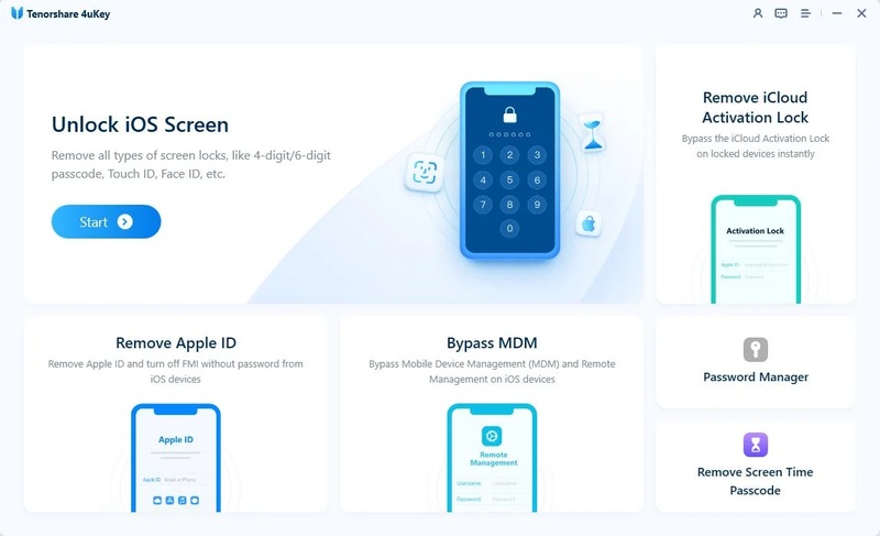 Open Software and Connect Iphone