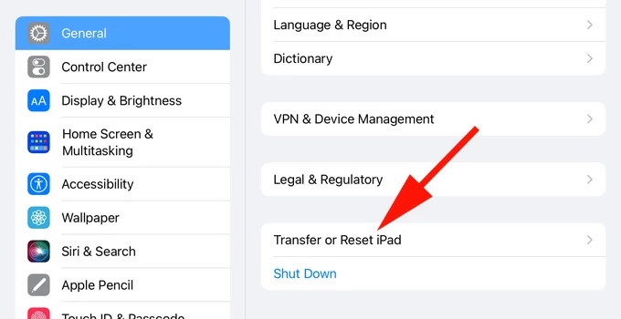 Reset Ipad by Erasing All Content 1