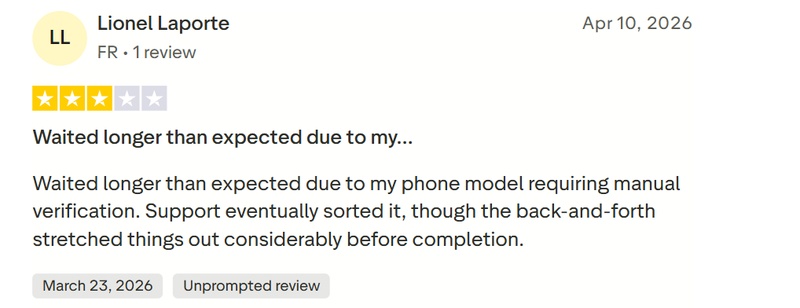 Einige Nutzer berichten von positiven Unlockzy-Erfahrungen