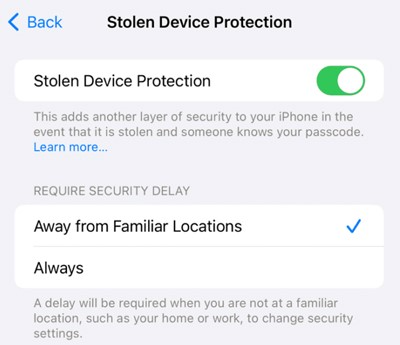 stolen protection open