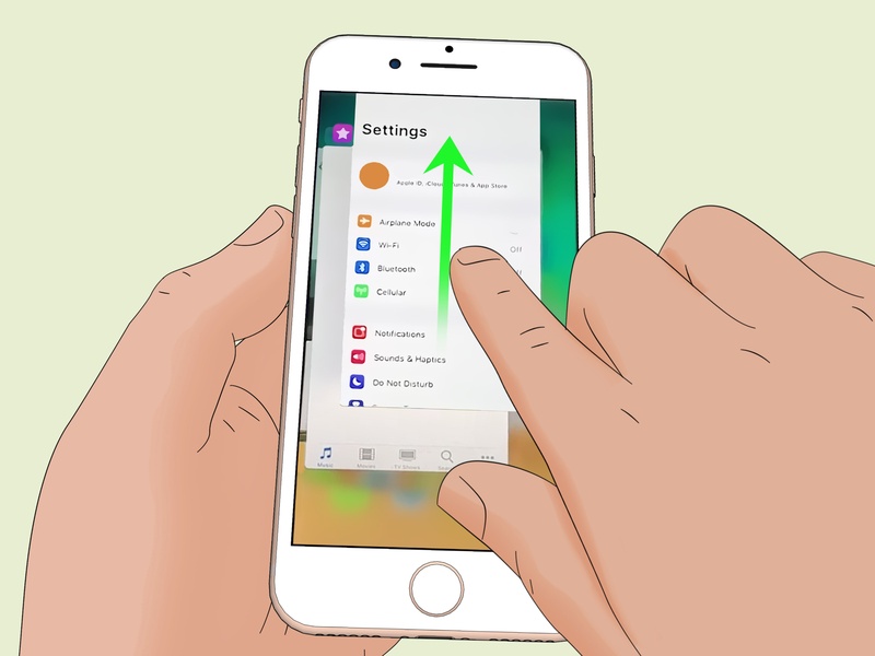 Swipe Up Close App Reopen Telegram