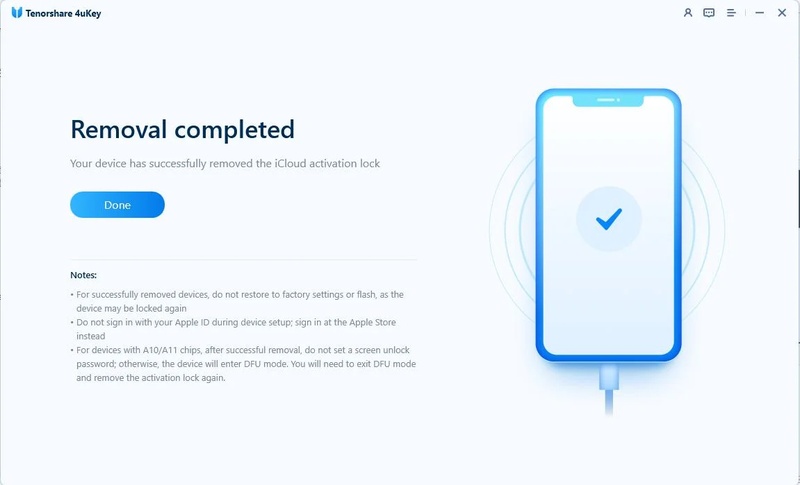 Tool Removes Icloud Lock, Reboot Device 2