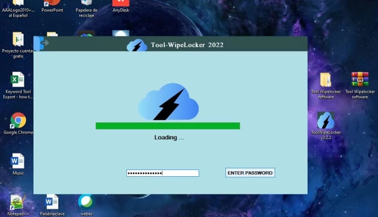 register on the server on tool wipelocker