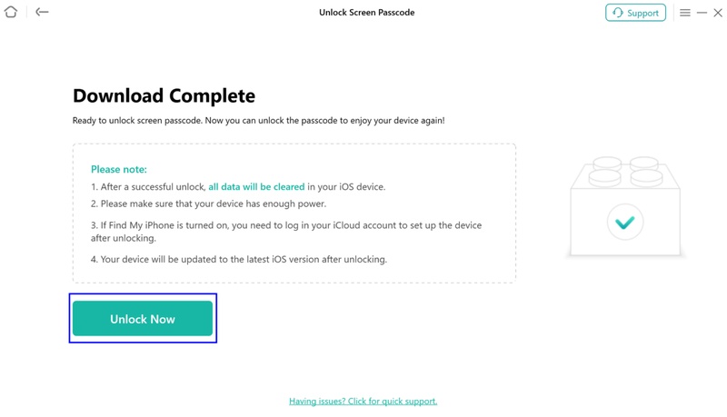 Unlock Device Passcode Now