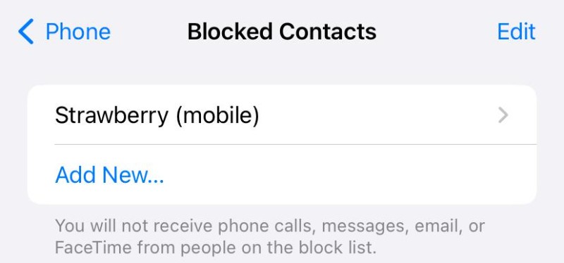 view blocked numbers on iphone