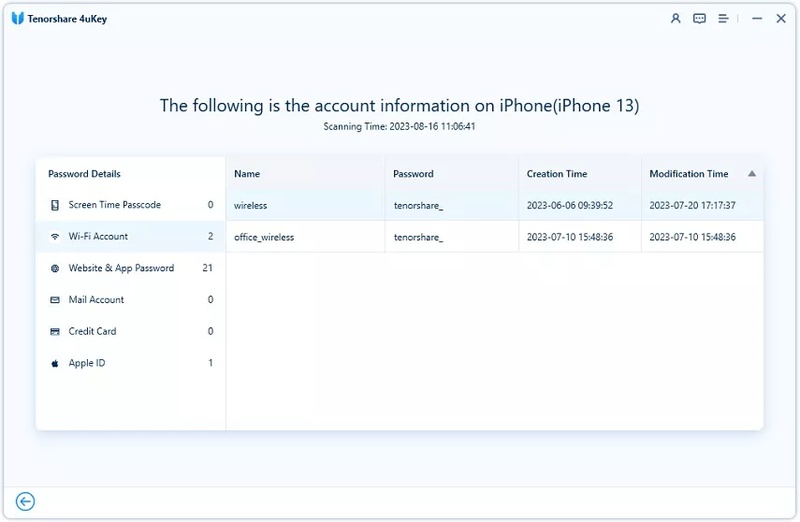 View Saved Apple Id Credentials 1