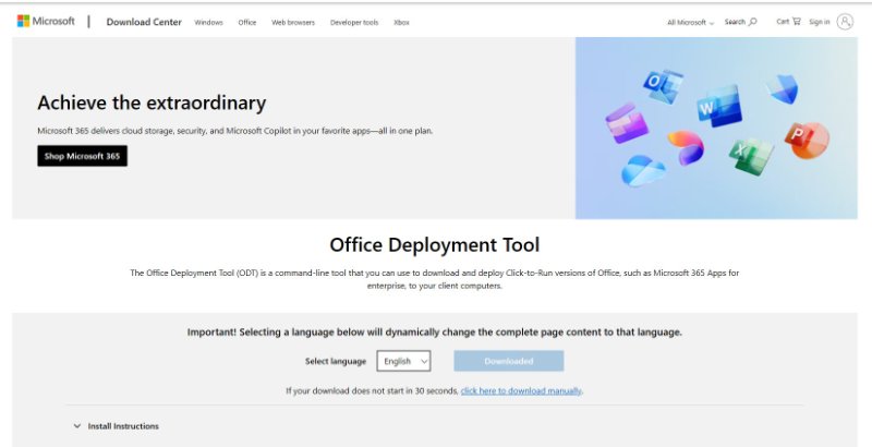  download office deployment tool