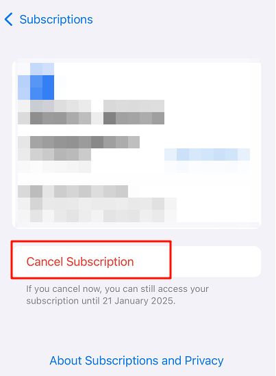 tab cancel subscription