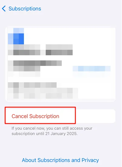 cancel 4ddig subscription