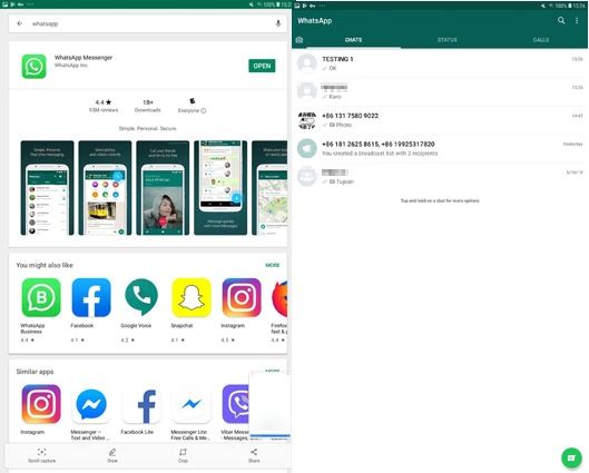 WhatsAppに登録する