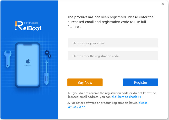 reiboot 7.1.1 registration code and email