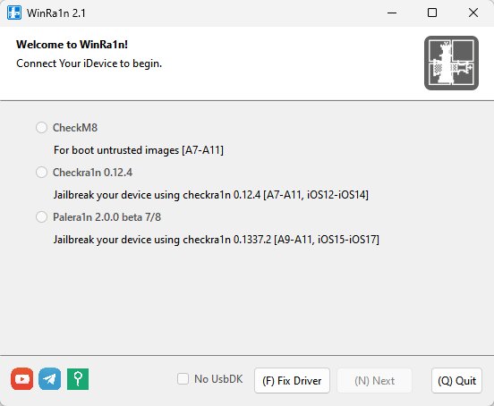 winra1n jailbreak tool