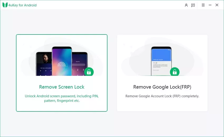 5 საუკეთესო გზა Reset და ზარალი Android ტელეფონი : ამოიღეთ ეკრანის ჩაკეტვა Android- ისთვის