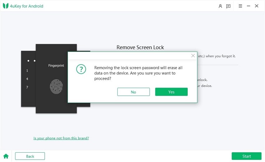 pattern password disable work for fingerprint