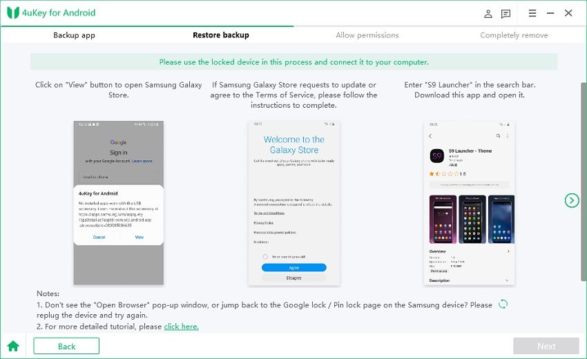 download s9 launcher app 4ukey for android