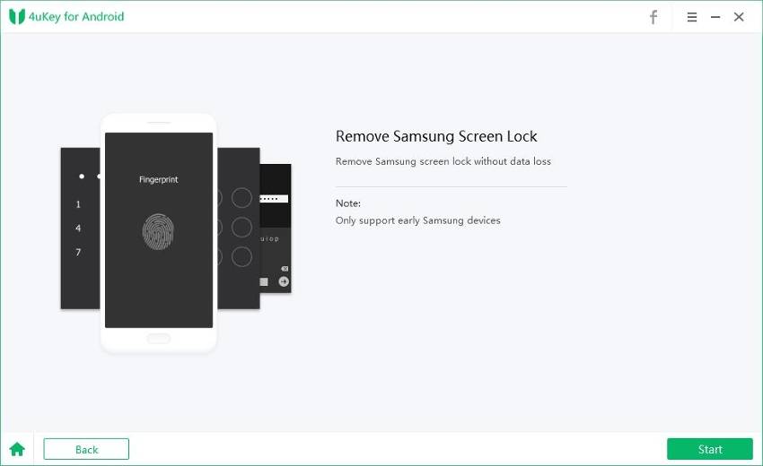 start remove early samsung device