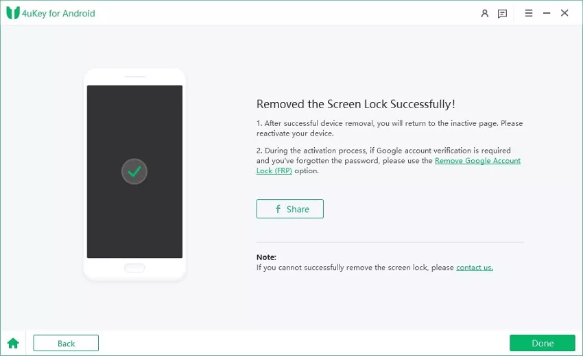 unlock samsung pattern successfully without master code