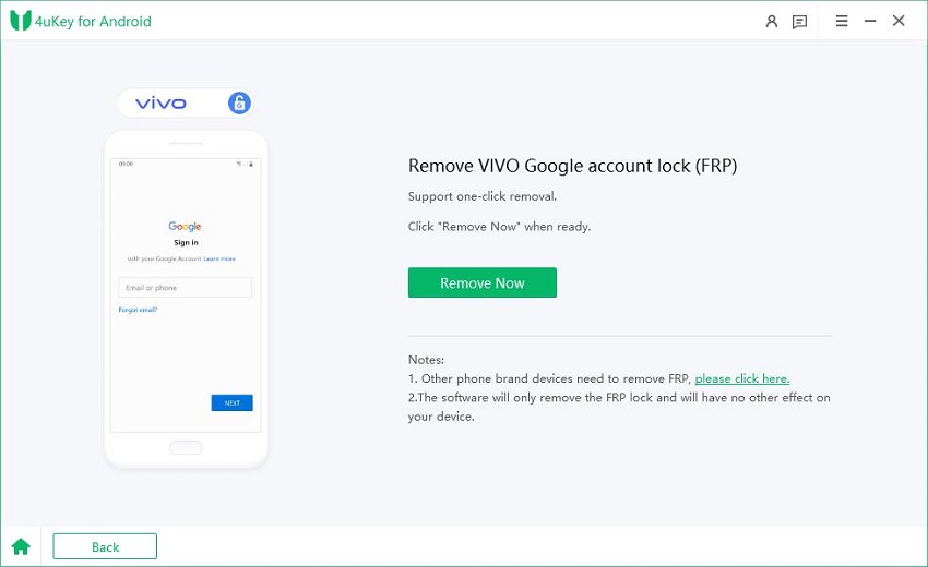 remove vivo google account lock