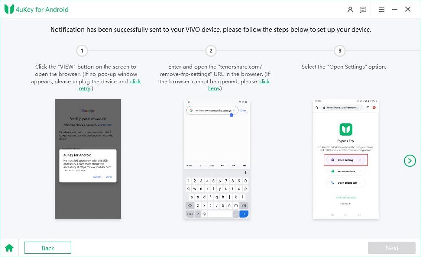 vivo frp bypass set up device 1