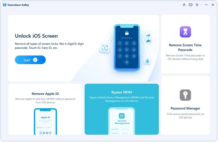 select bypass mdm mode