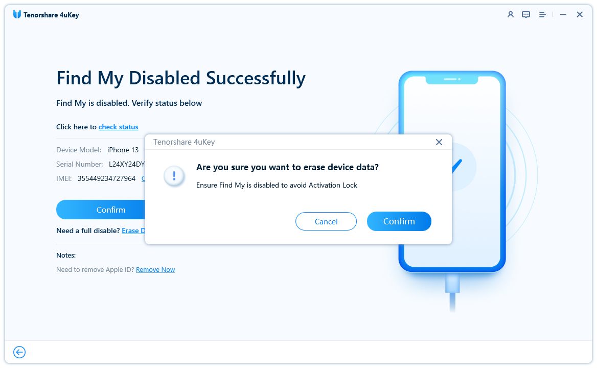 Completely Remove Device Data