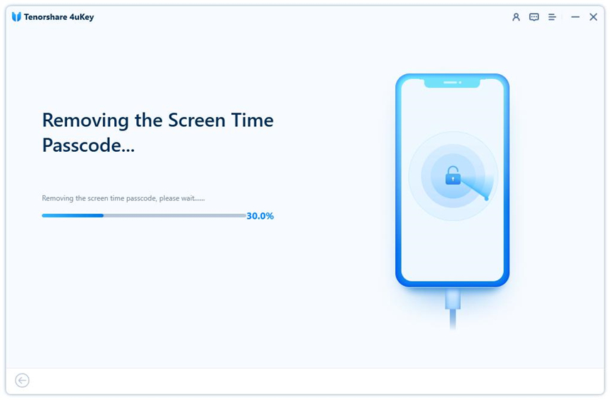 no option for forgot screen time passcode - remove with 4ukey