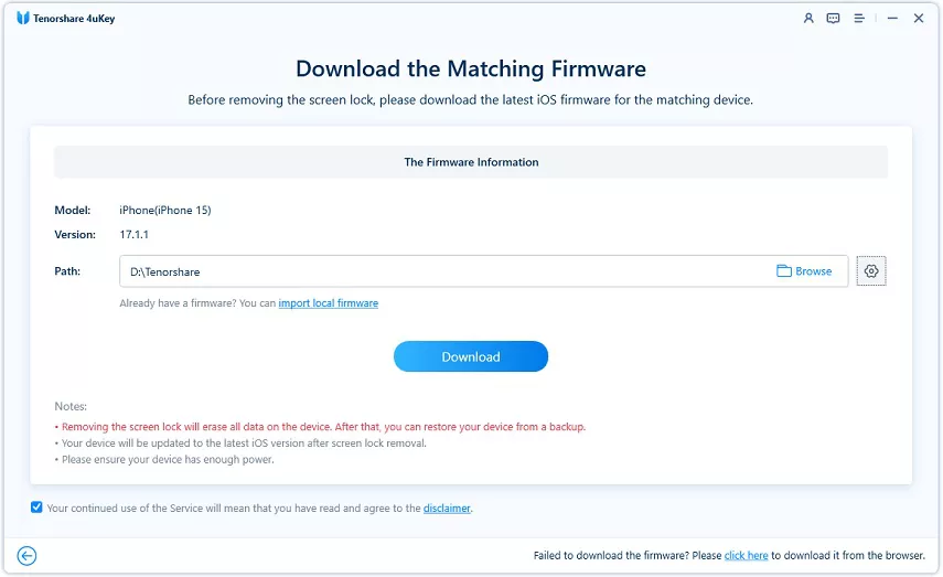 baixar firmware compatível