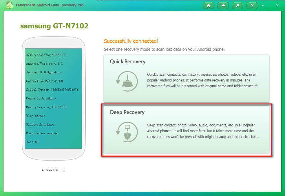 recover pdf file from android