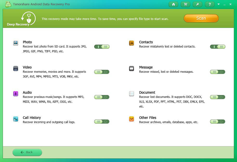 how to restore deleted pdf files in android