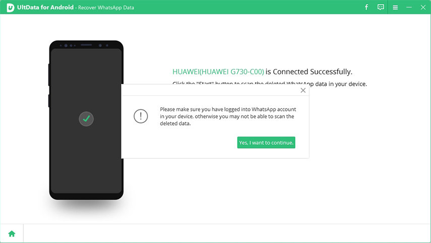 ultdata for android whatsapp