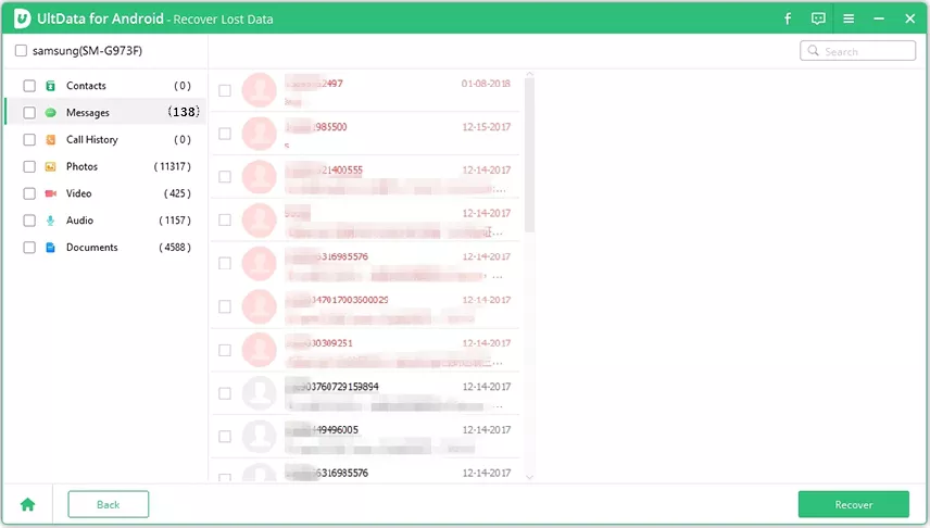 Metin mesajlar android'de nerede bulunur