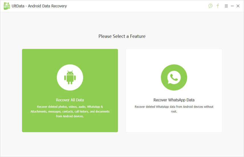 recover all data feature