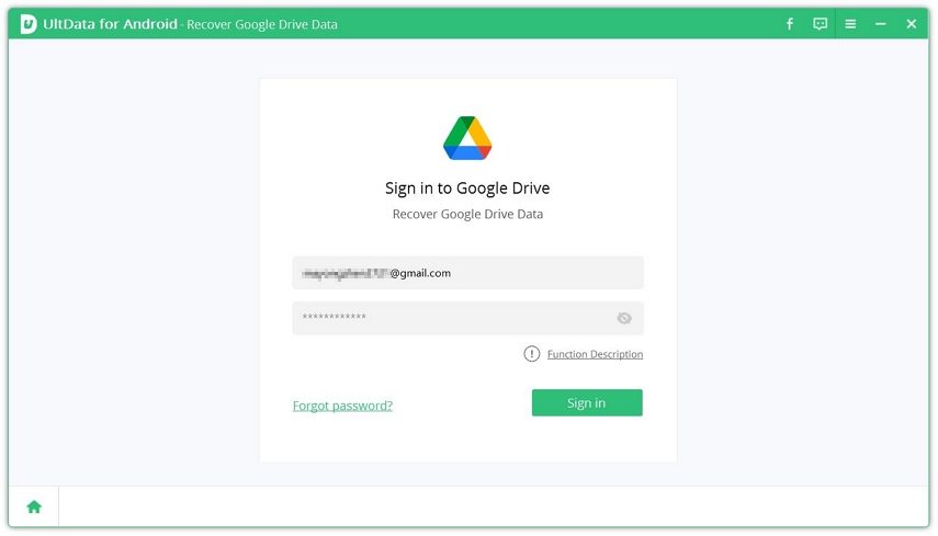 sign into google account