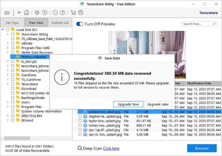 4ddig windows data recovery free download