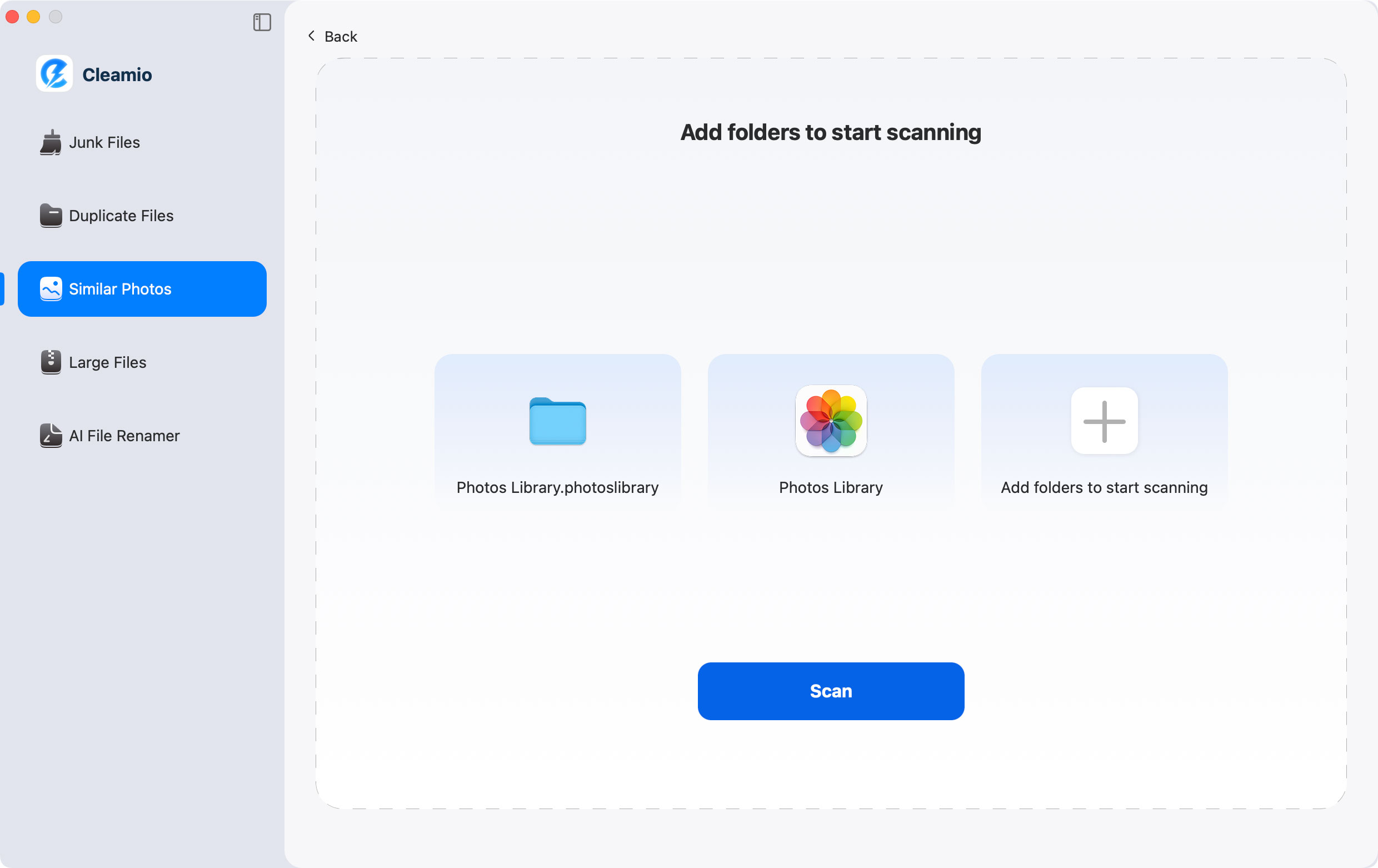add more folders to scan similar images