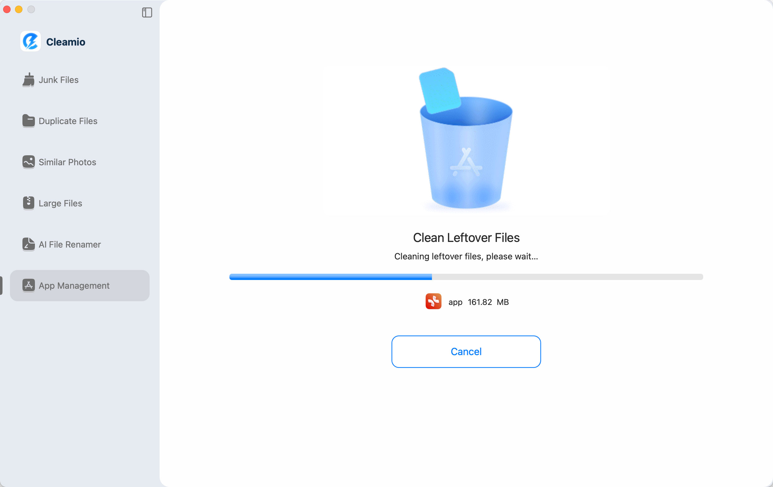 cleaning up app leftovers