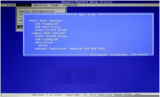 insydeh20 setup utility hp how to reset bios