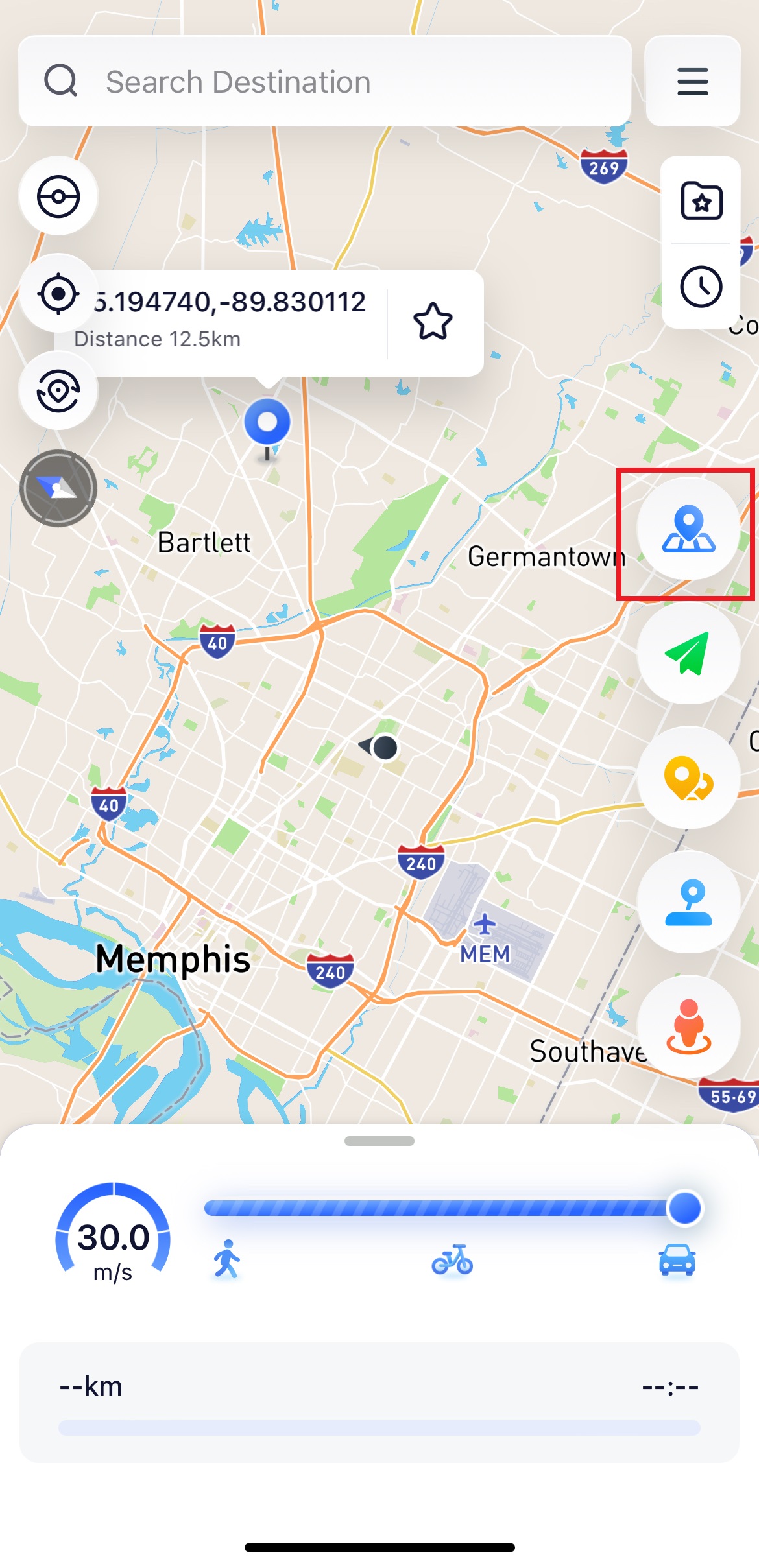 how to use ianygo ios app to change location