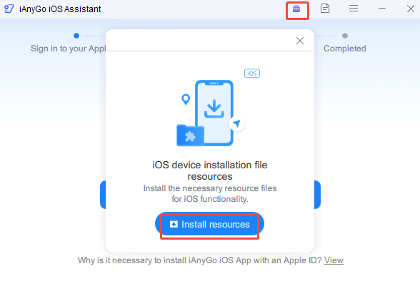 use ianygo ios assistant download resources