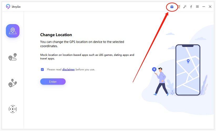 如何使用 iAnyGo iOS 應用程序更改位置