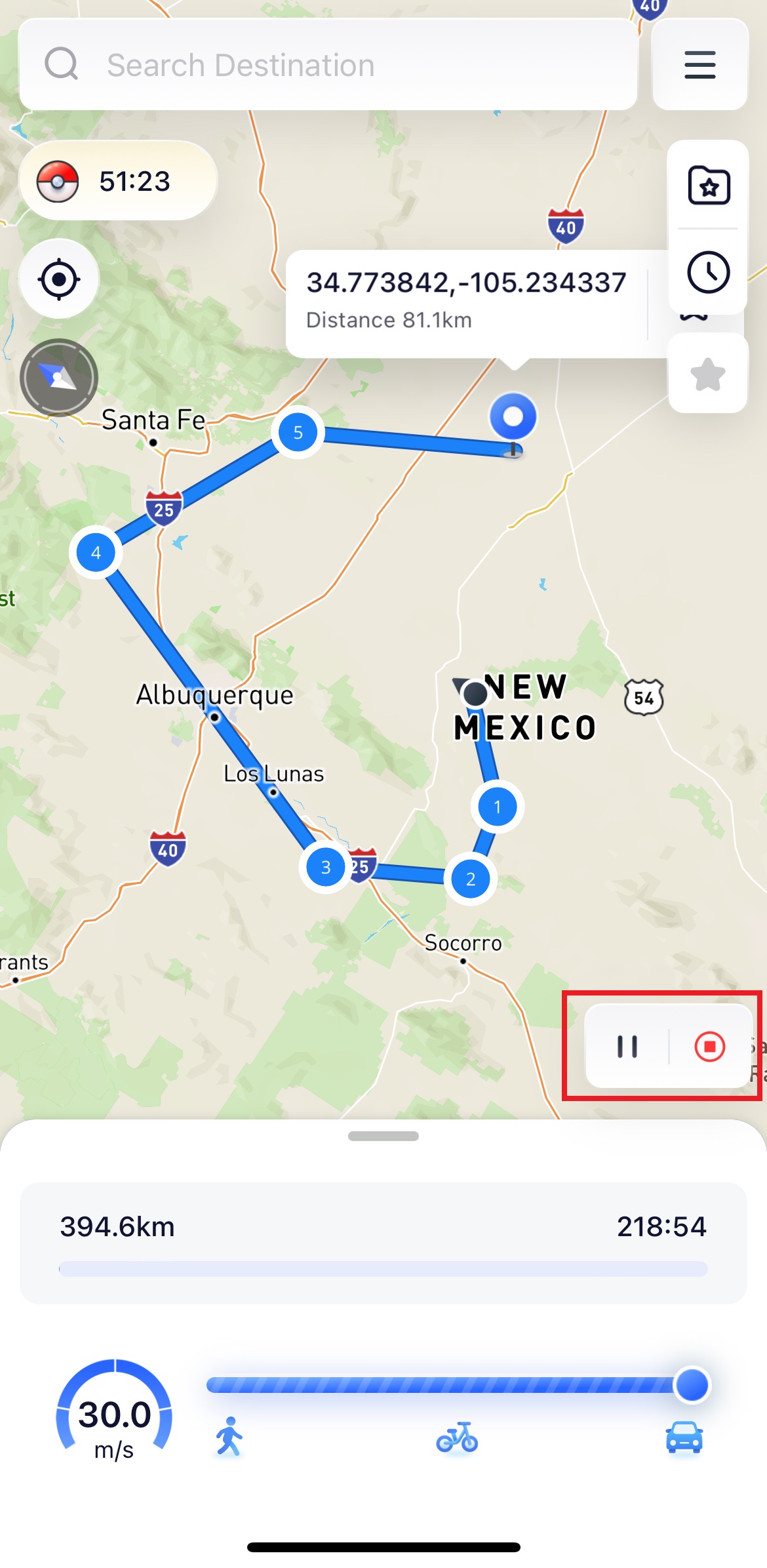 how to use ianygo ios app to change location