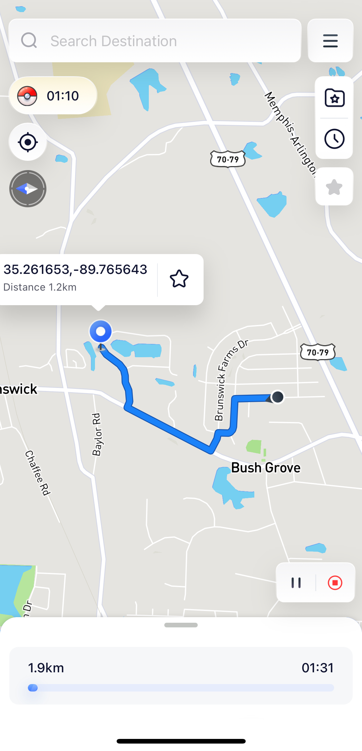 how to use ianygo ios app to change location