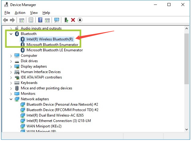 Intel(R) Wireless Bluetooth(R)