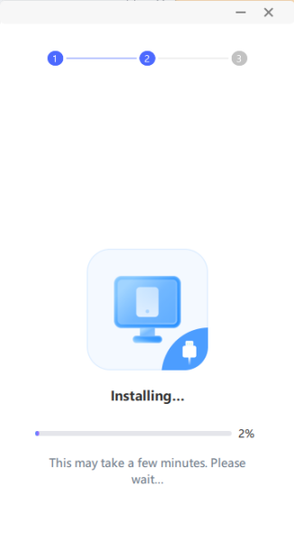 Open MR-PRDC app for iPhone screen mirroring