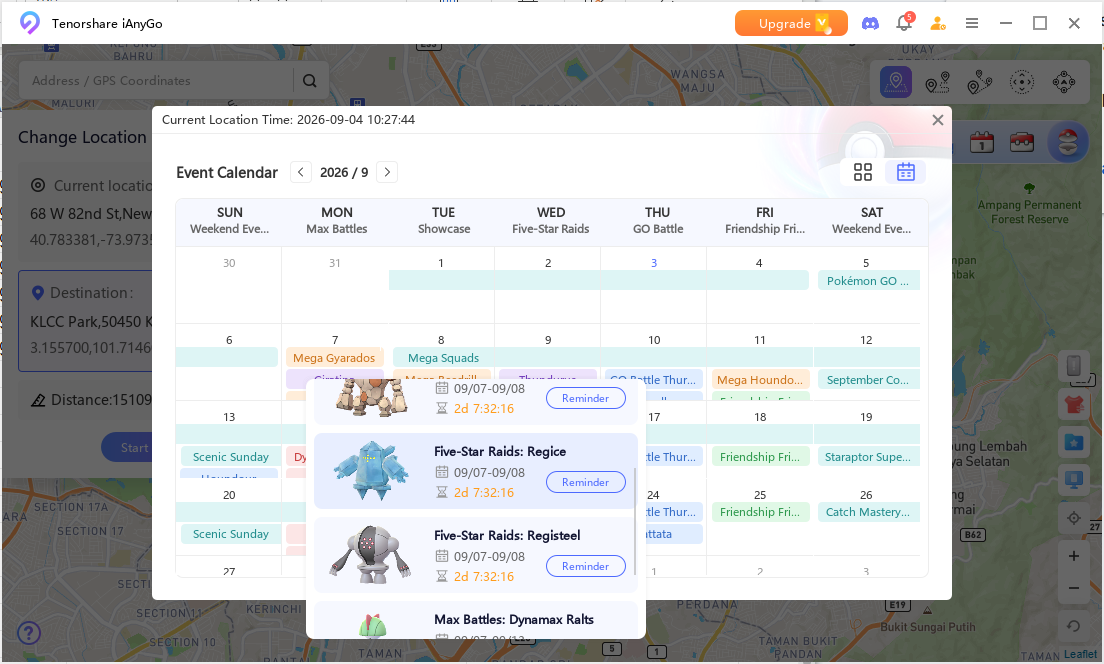 Monthly Pokémon GO Event Calendar