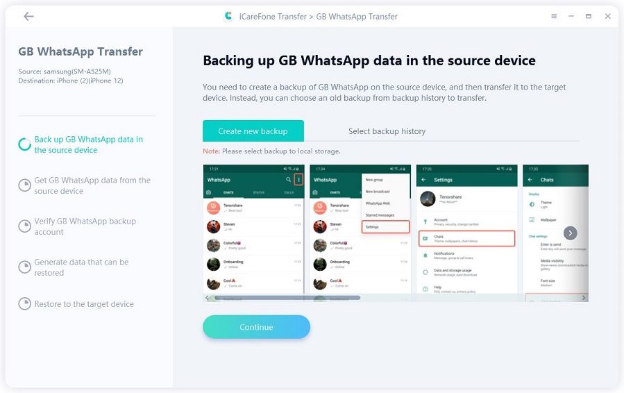 How to Restore WhatsApp Backup in GBWhatsApp Latest 